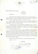 Correspondência entre o ministro da Defesa Nacional e o ministro das Finanças. 1º vol.