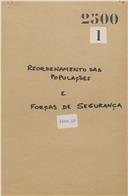 Reordenamento das populações e forças de segurança.