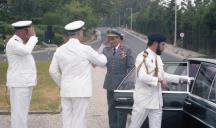 Visita do chefe do Estado Maior General das Forças Armadas (CEMGFA), general Melo Egídio, ao Comando Naval do Continente, no Alfeite.