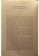 La dimension politique: La Vrai Difference? (A dimensão política: A verdadeira diferença?), por Alexandra Barahona de Brito