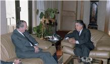 Visita da Comissão Parlamentar de Defesa Britânica ao ao ministro da Defesa Nacional, Leonardo Ribeiro de Almeida.