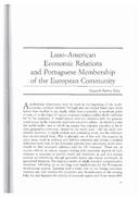 Luso-American Economic Relations and Portuguese Membership of the European Community (As relações económicas luso-portuguesas e a adesão portuguesa à Comunidade Europeia), por Joaquim Ramos Silva