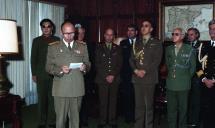 Visita de adidos militares estrangeiros acreditados em Portugal ao chefe do Estado Maior General das Forças Armadas (CEMGFA), general Lemos Ferreira.