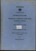 Conferências sobre meios para defesa africana em Nairóbi - 1951 e Dakar - 1954. Comissão de Estado-Maior Interaliado. Documentos portugueses: Informações sobre aeródromos e seus equipamentos.