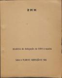 Relatório da delegação da RMM à reunião sobre o Plano de Aquisição de 1969.