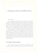 Challenges to the New Multilateralism (Desafios ao Novo Multilateralismo), por Alexandra Barahona de Brito