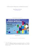 A “Eurocentric” Perspective on Global Governance (Uma perspetiva “eurocêntrica” sobre governança global), por Jorge Braga de Macedo