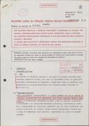 Relatório Diário da Situação Político-Militar Portuguesa de 15 a 16 de Janeiro de 1975, pela 2ª Repartição do EME - Estado Maior do Exército.